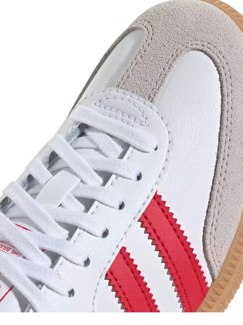 NEW adidas Kids' Samba OG C Shoes Sneakers Size 1 1K 1Y Red/White Casual